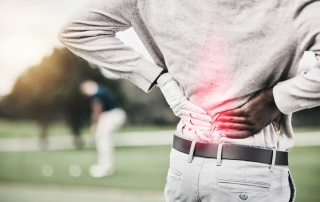 Golf back pain
