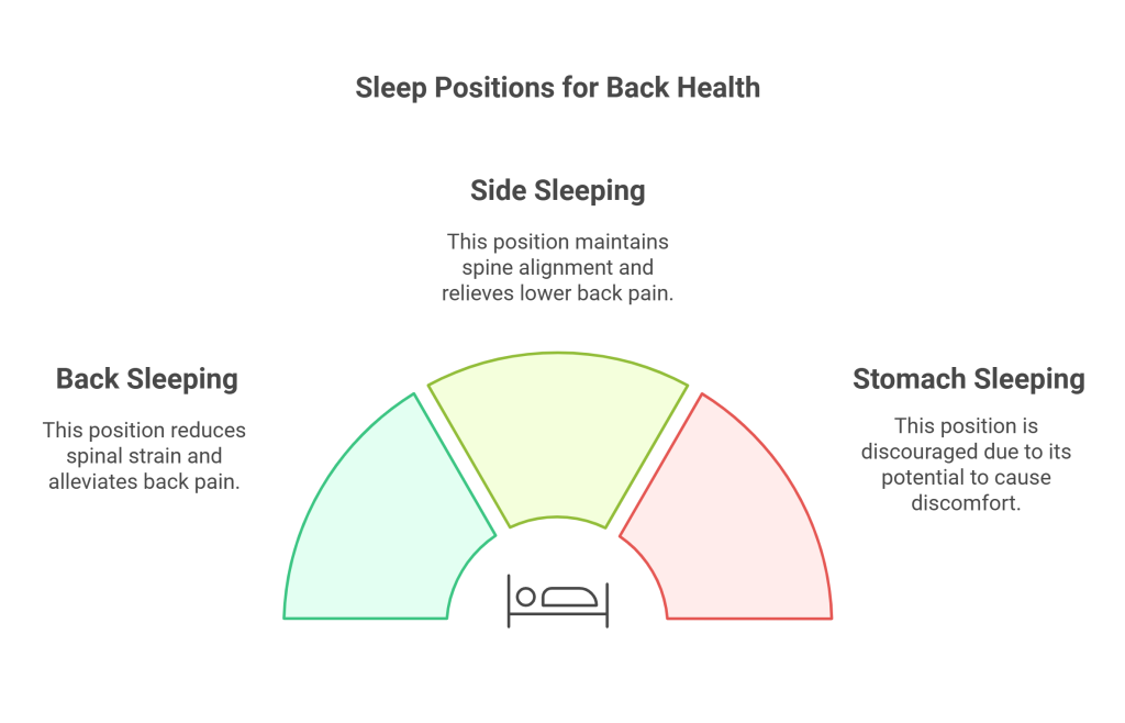 Sleep positions for back health