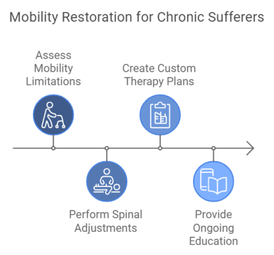 Chiropractic treatment - mobility restoration graphic