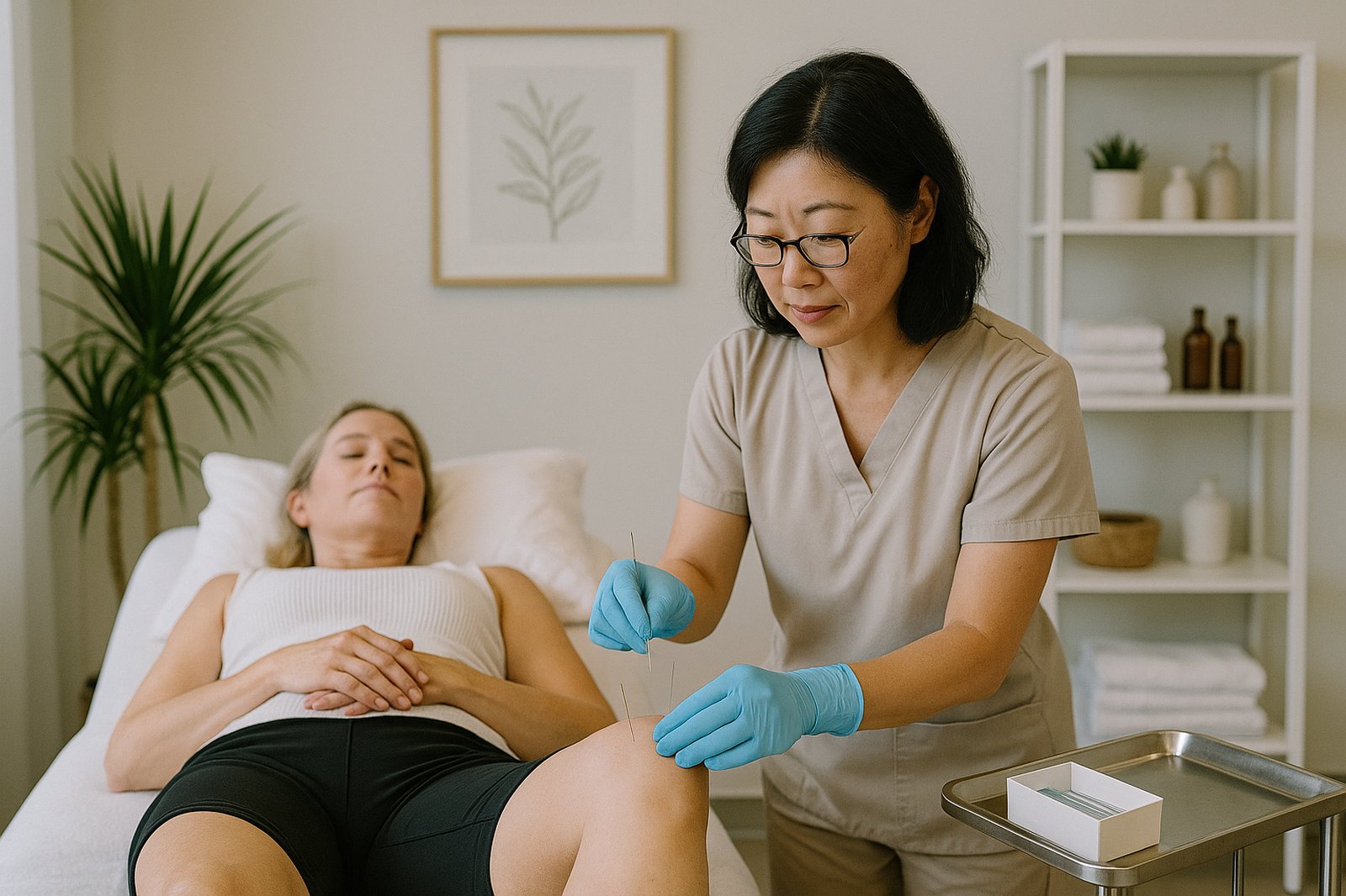 Acupuncture-Treatment-For-Back-Pain-Relief-Session Acupuncture treatment for back pain relief session