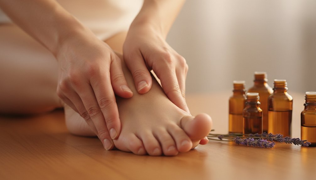 Foot-massage-session-with-essential-oils-clayton-heights-chiropractic