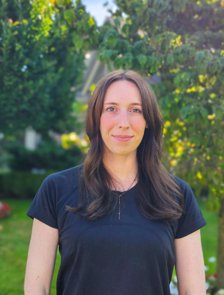 Confident-Woman-In-Garden-Chiropractic-Surrey Confident-woman-in-garden-chiropractic-surrey